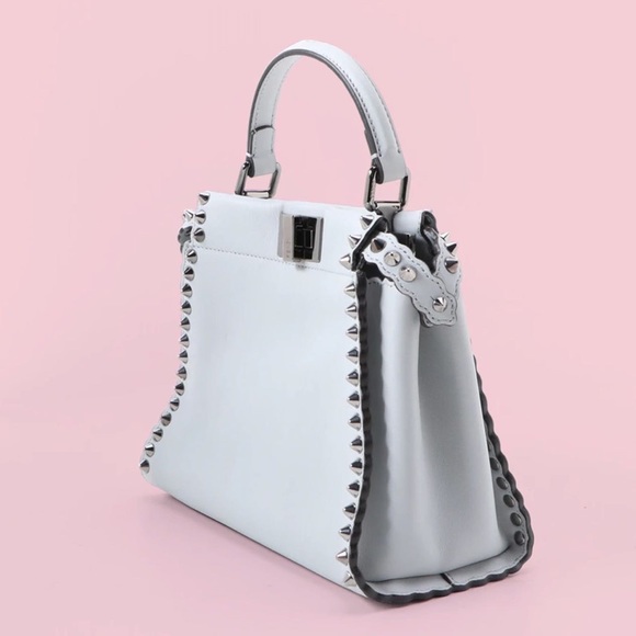 Fendi Nappa Micro Studded Mini Peekaboo - Picture 4 of 15